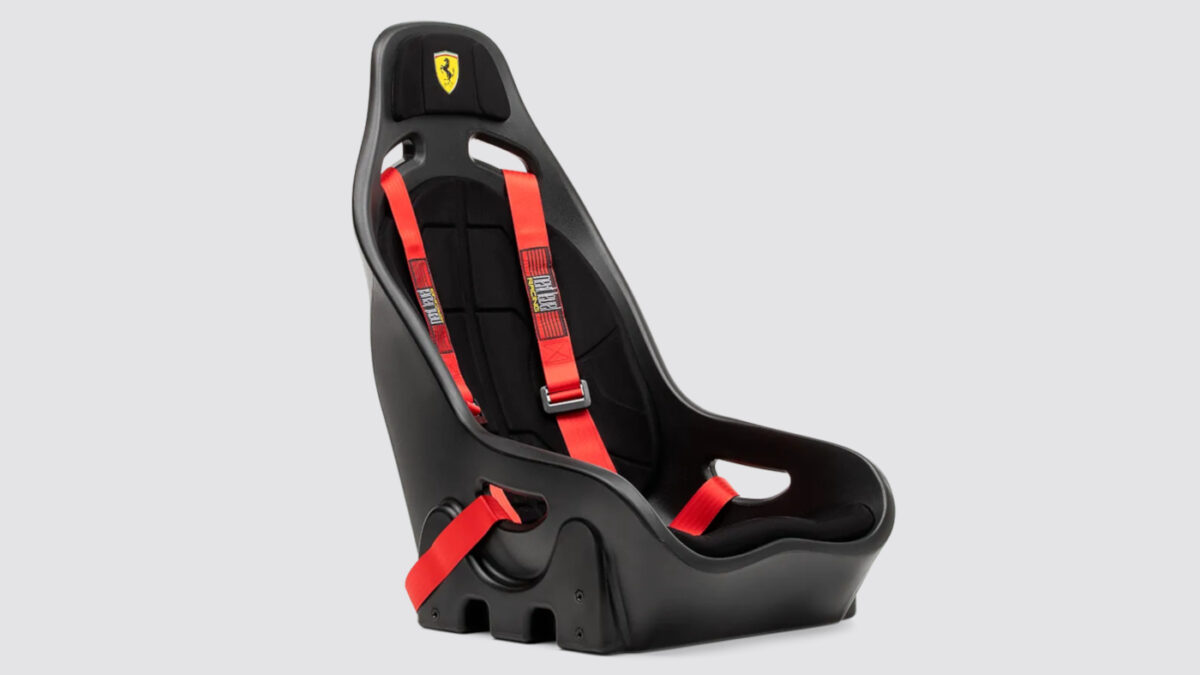 The Elite ES1 Scuderia Ferrari Edition racing seat