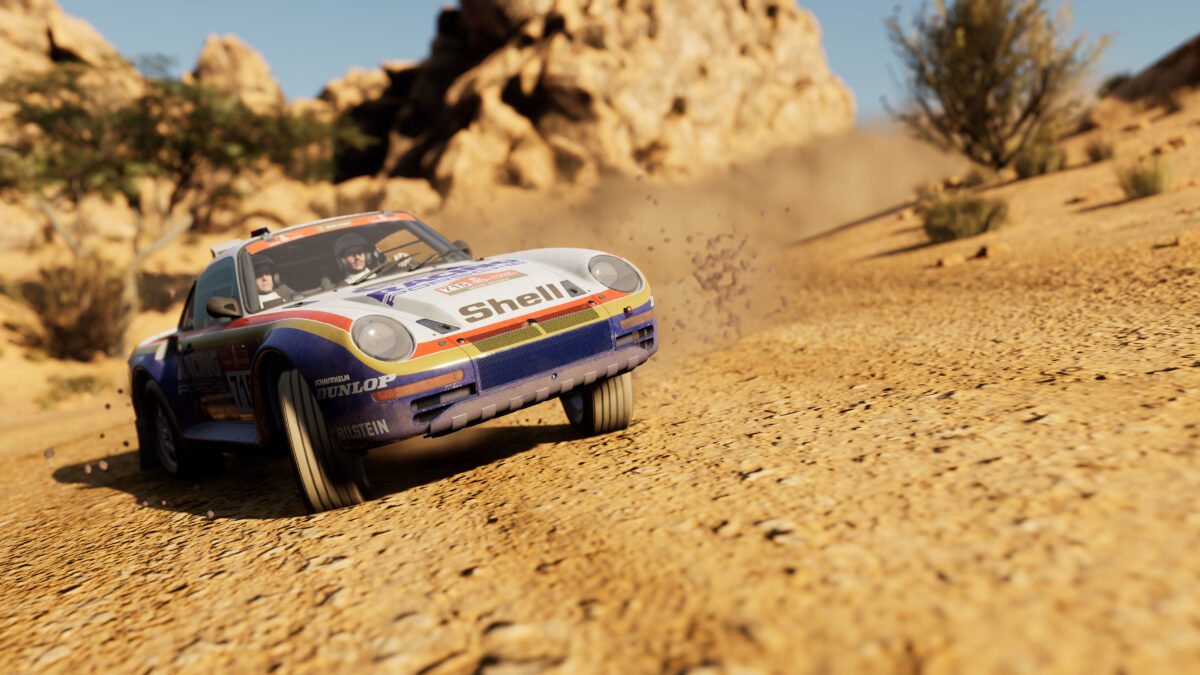 The Dakar Desert Rally Classic Vehicle Pack 1 available now includes the Porsche 959