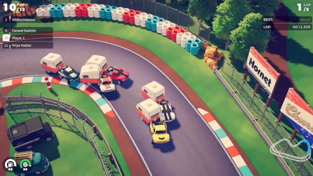 The Circuit Superstars Switch release and new Top Gear DLC both arrive on June 21st, 2023