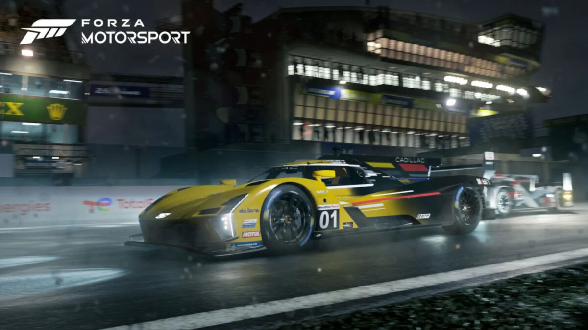 The Cadillac V-Series.R features heavily in Forza Motorsport promos
