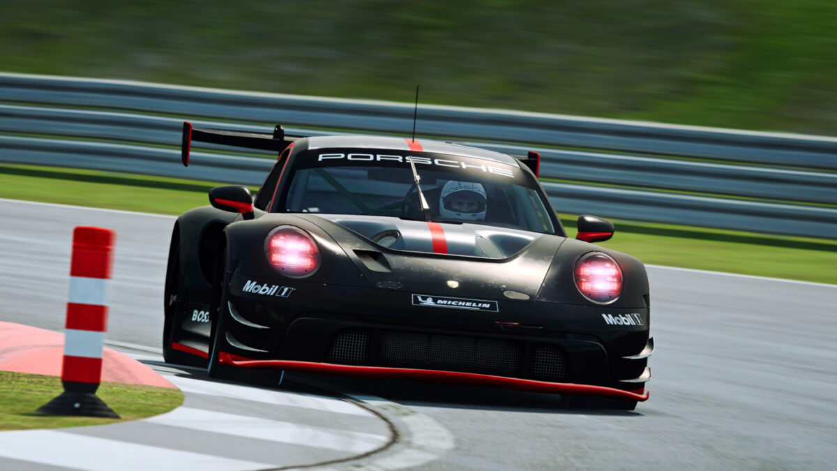 The new RaceRoom Porsche Pack 2023 will include the current 911 GT3 R 992