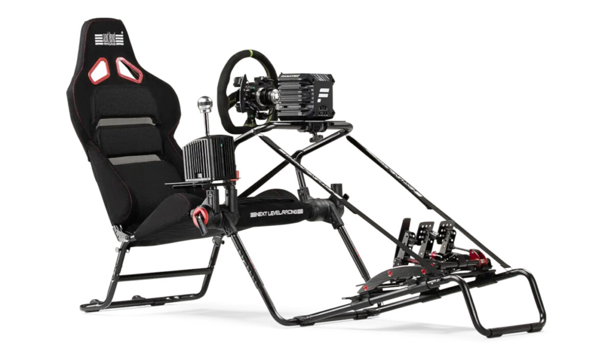 The new foldable Next Level Racing GTLite Pro Cockpit