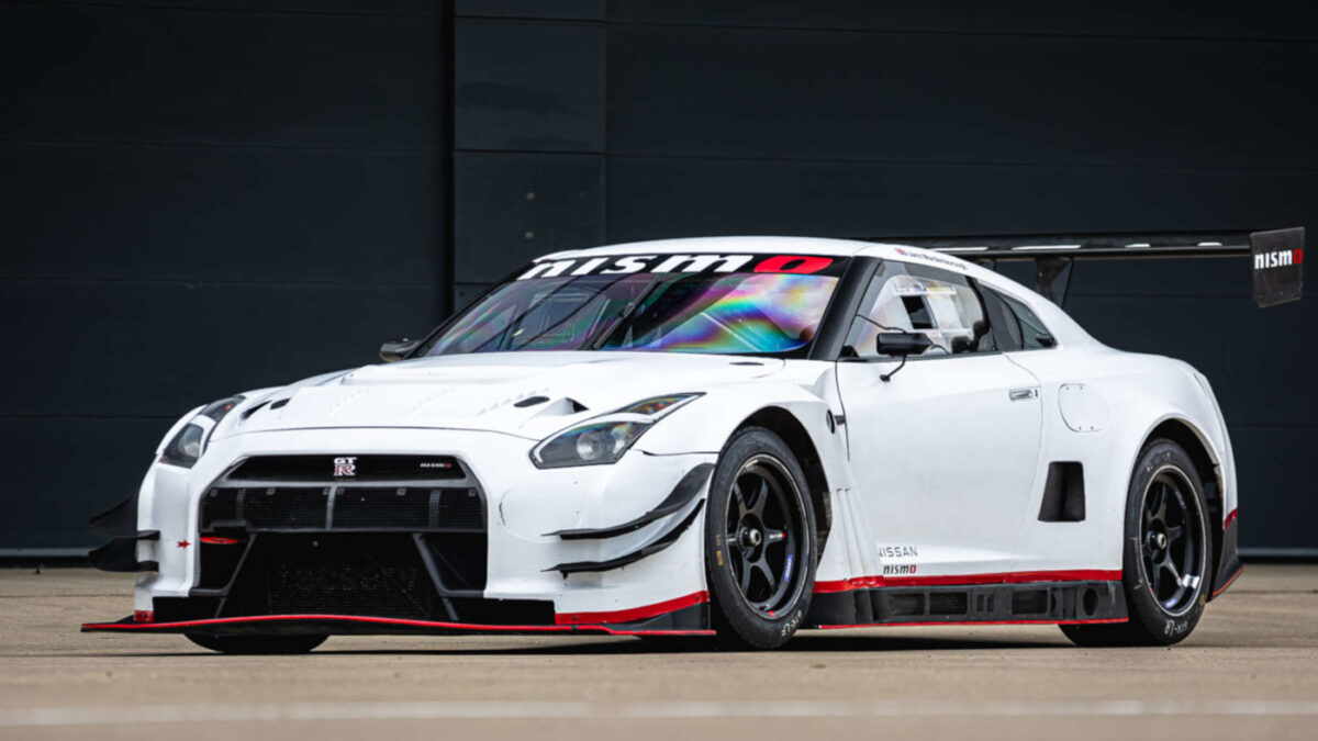 You could also bid on a 2014 Nissan R35 GT-R raced by Jann Mardenborough and other GT Academy drivers