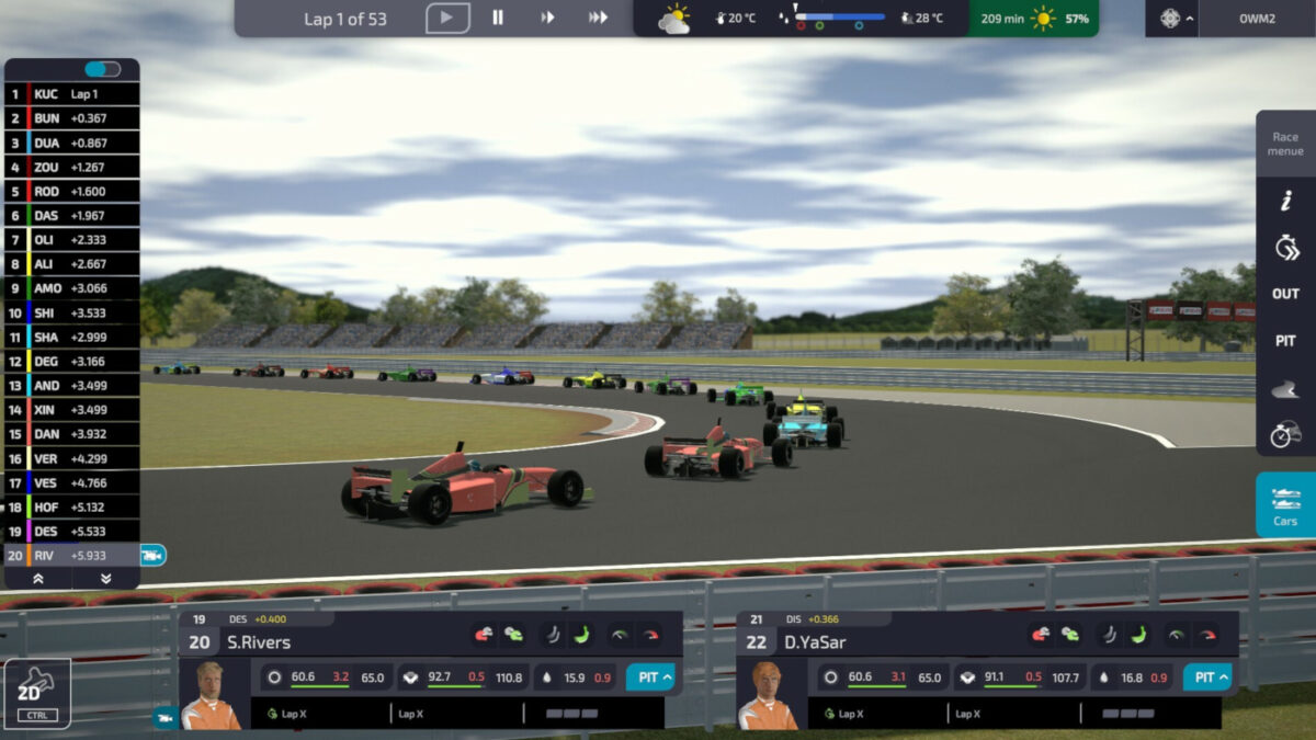 Open Wheel Manager 2 Goes Onto Early Access In October 2023