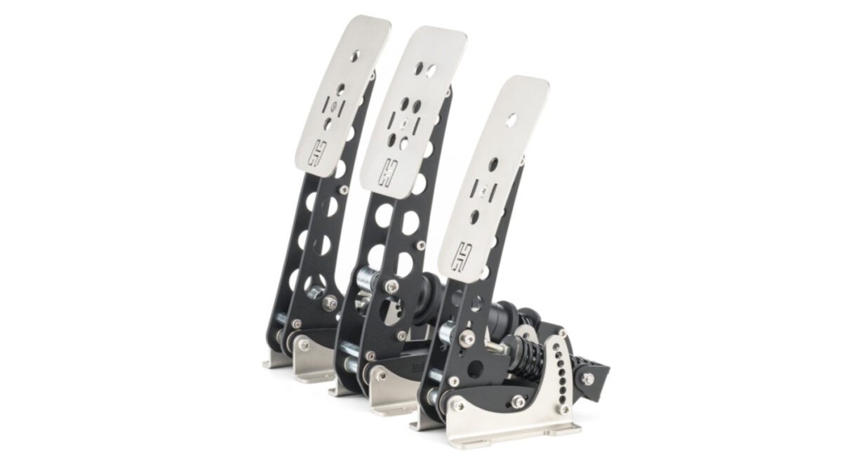 The Heusinkveld Sprint Pedals and Handbrake now come in Black as well as Anthracite Grey