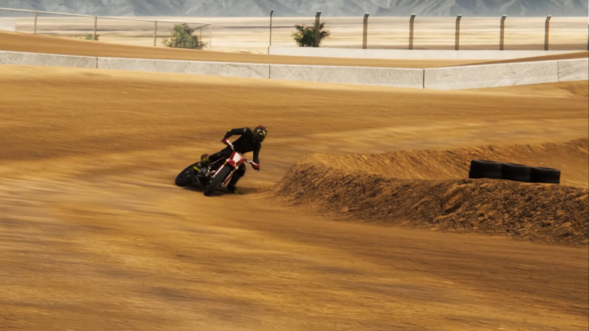 The major TrackDayR Update 1.0.102.63 adds Flat Track, including a new bike and circuits