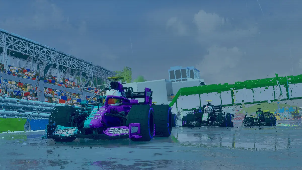 Weather makes a big difference in Formula Legends
